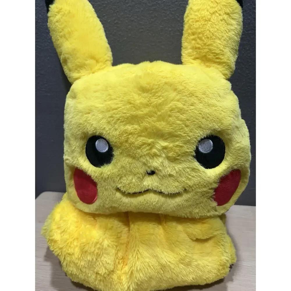Pokémon Pikachu Kids Hooded Blanket Yellow 48”x33”
